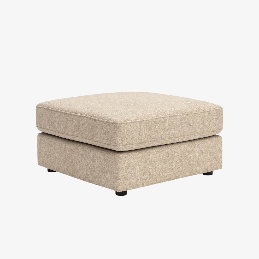6140508 Seyler Oversized Accent Ottoman In Fabric Upholstery - Sand | Benchcraft By Ashley
