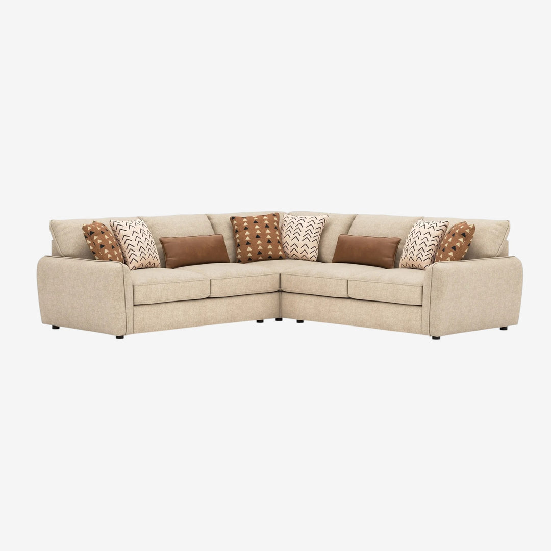 61405S1 Seyler 3-Piece Sectional Sofa In Fabric Upholstery - Sand | Benchcraft By Ashley