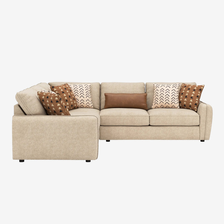 61405S1 Seyler 3-Piece Sectional Sofa In Fabric Upholstery - Sand | Benchcraft By Ashley