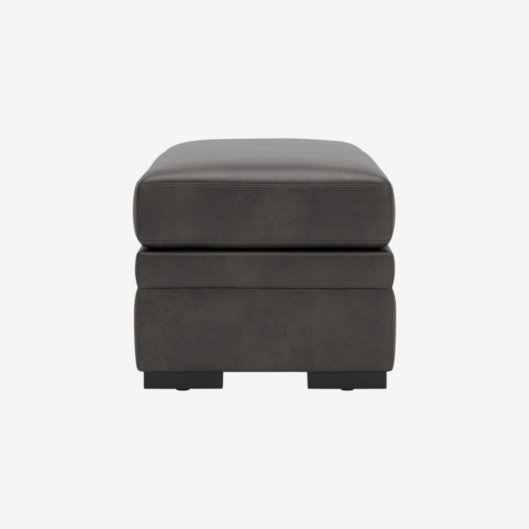 PC6161008 Lofton-Pike Oversized Accent Ottoman In Leather Upholstery - Shadow | Signature Design By Ashley