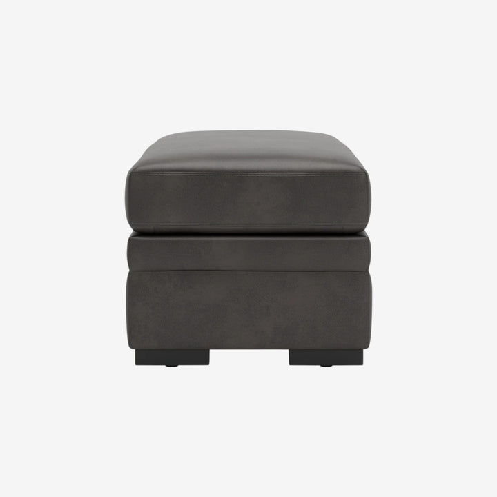 PC6161008 Lofton-Pike Oversized Accent Ottoman In Leather Upholstery - Shadow | Signature Design By Ashley