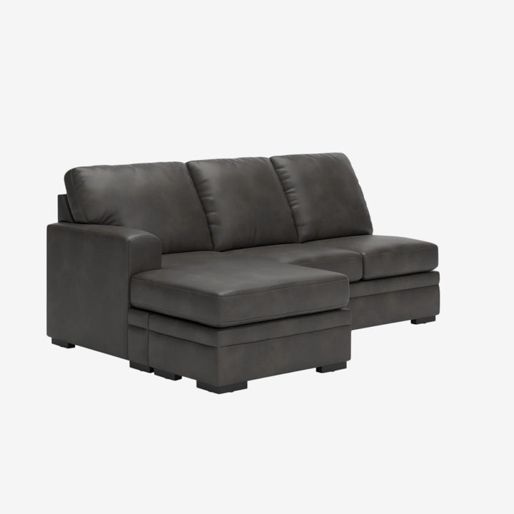 Lofton-Pike 2-Piece Sectional Sofa In Leather Upholstery - Shadow | Signature Design By Ashley