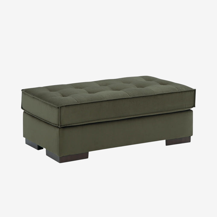 PC6170208 Caspian-Town Oversized Accent Ottoman In Fabric Upholstery - Olive | Signature Design By Ashley
