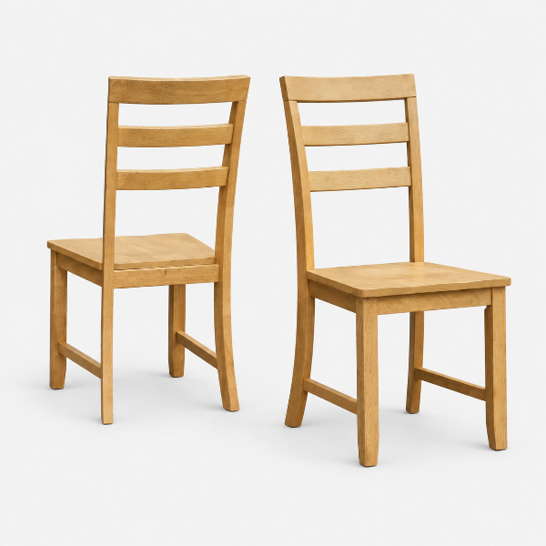 Jinx Wooden Dining Table Set For 4 With Extendable Table - Oak