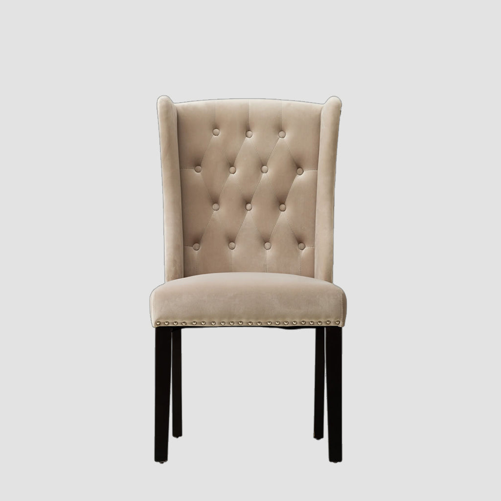 Olis Contemporary Accent Chairs (Set of 2) - Light Grey