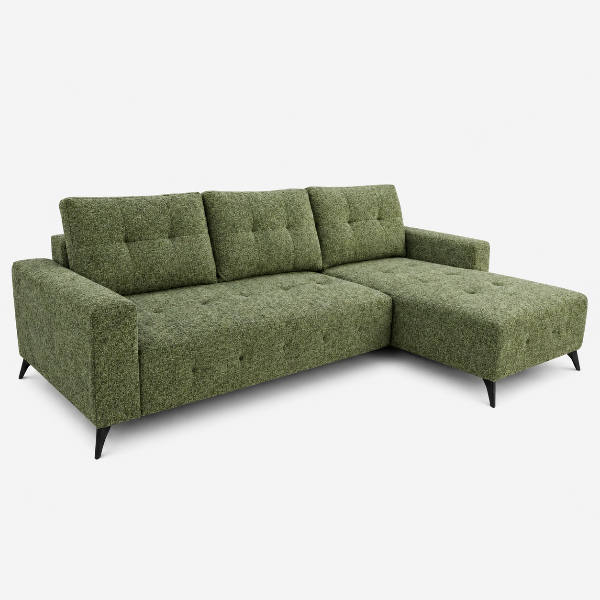Waugh Green Sectional Sofa Bed With Chaise Lounge | Avaiable In LHF/ RHF Configuration