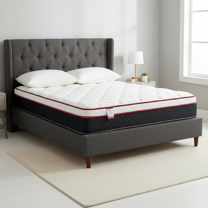 Paradise Medium-Plush Firm Mattress | High-density Foam, Pocket Coil Construction, Cooling Technology &amp; One-sided Design