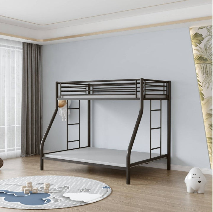 Stellar Metallic Bunk Bed (Single/ Double) - Black