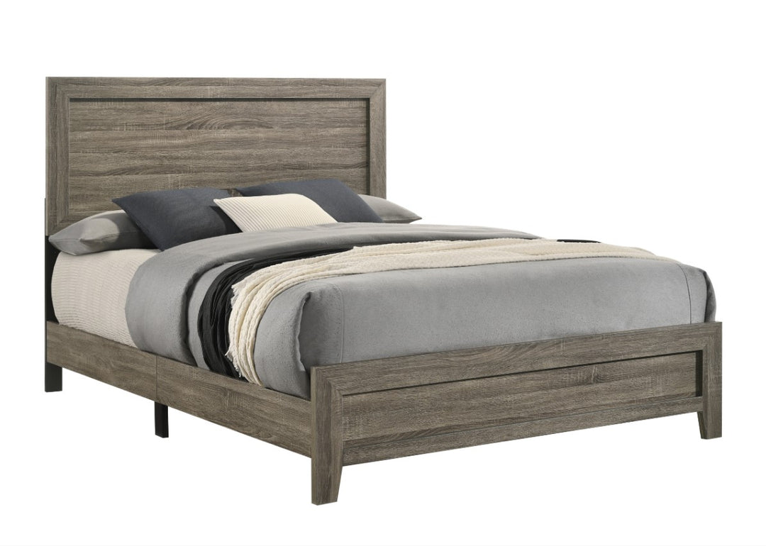 Verra Wooden Platform Bed Frame - Grey