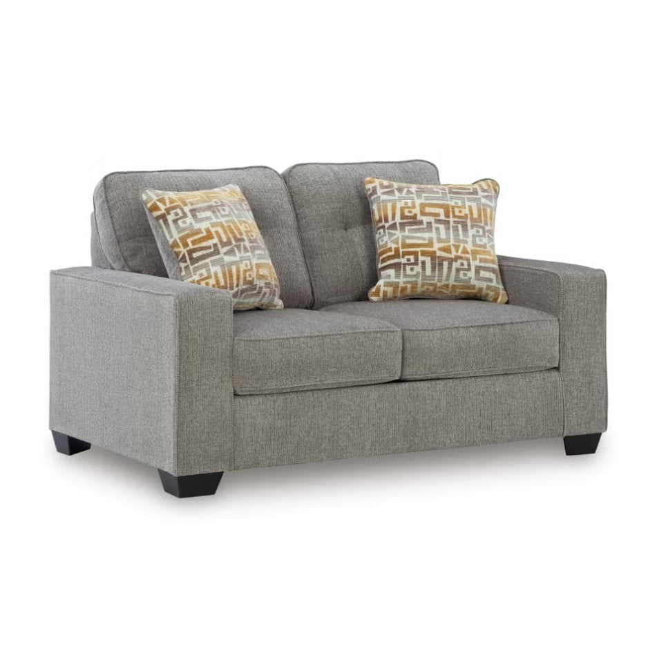 PC2920435 Larimer Loveseat In Fabric Upholstery - Iron | Signature Design By Ashley