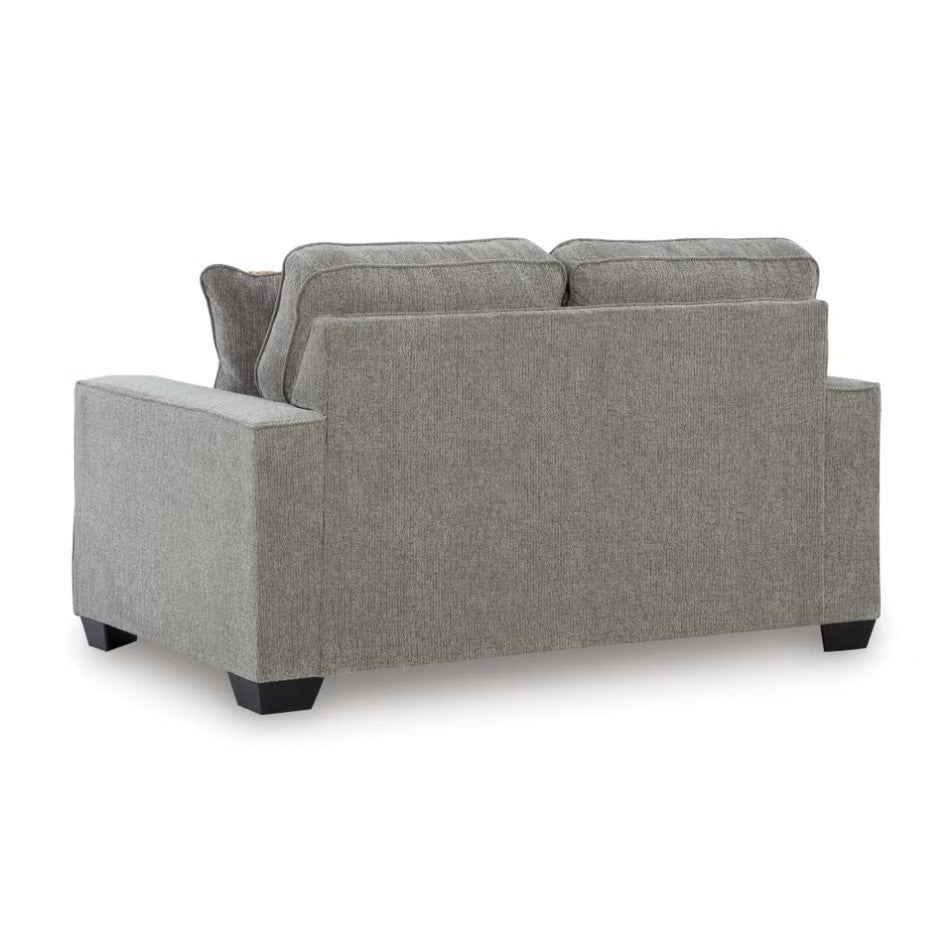 PC2920435 Larimer Loveseat In Fabric Upholstery - Iron | Signature Design By Ashley