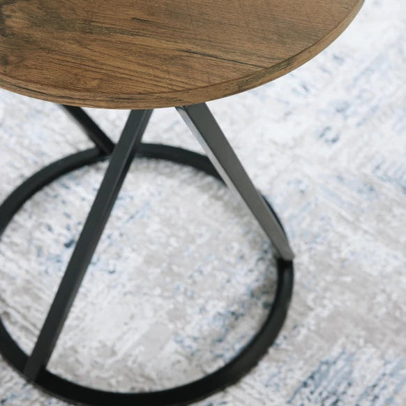 T152-13 Cassbryn Occasional Table Set (Set of 3) - Brown/ Black | Signature Design By Ashley