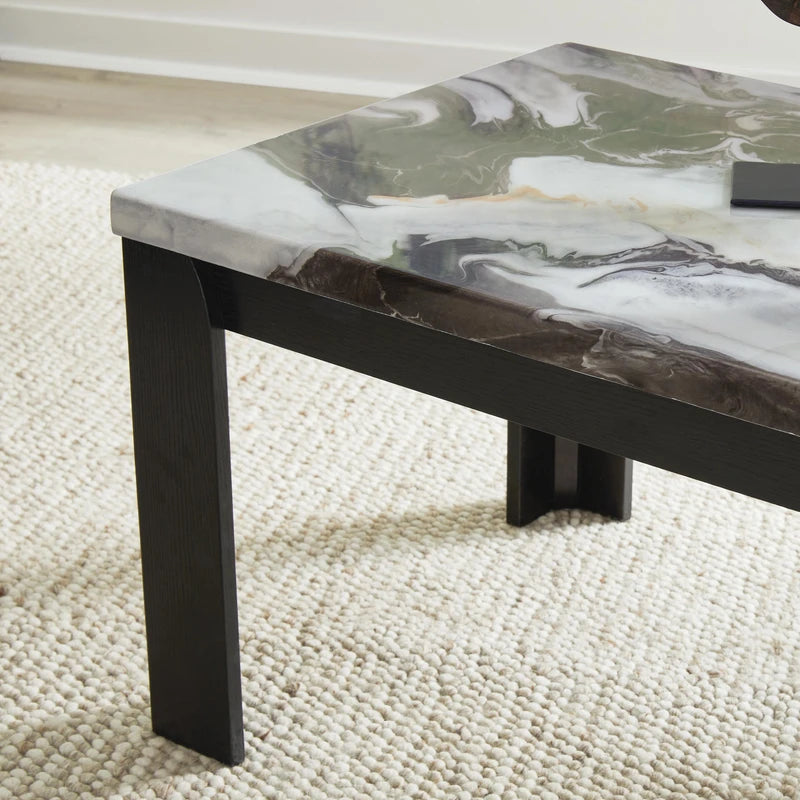 T255-13 Jazmore Occasional Table Set (Set of 3) - Dark Brown | Signature Design By Ashley