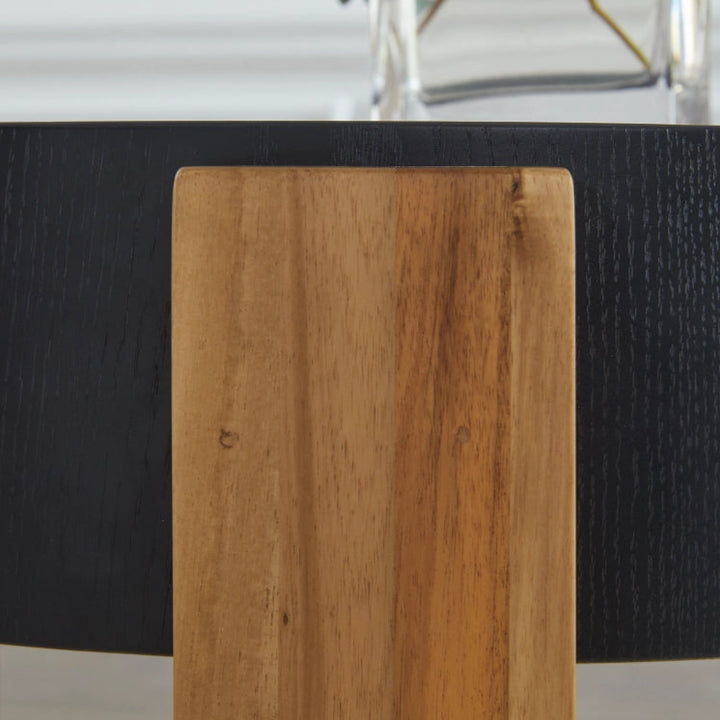 T322-12 Breenmore Occasional Table Set (Set of 2) - Black/ Natural | Signature Design By Ashley