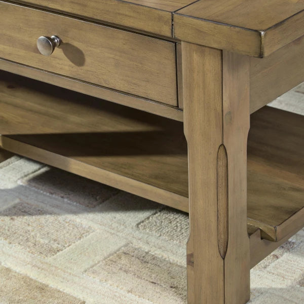 T539-1 Vandenmore Wooden Coffee Table - Medium Brown | Signature Design By Ashley