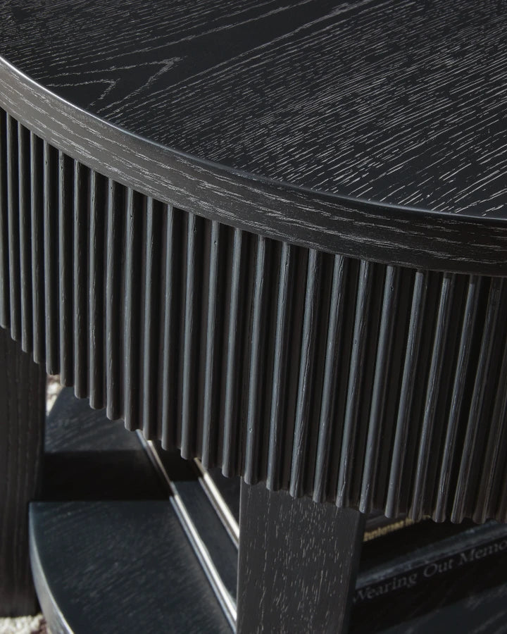 T551-6 Marstream Wooden End Table - Black | Signature Design By Ashley