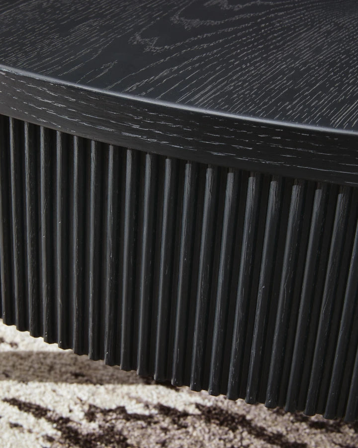 T551-8 Marstream Wooden Coffee Table - Black | Signature Design By Ashley
