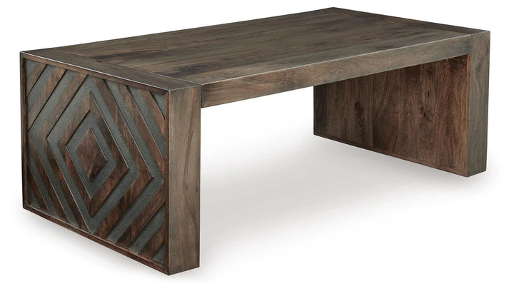 T567-1 Dreggan Wooden Coffee Table - Brown | Signature Design By Ashley