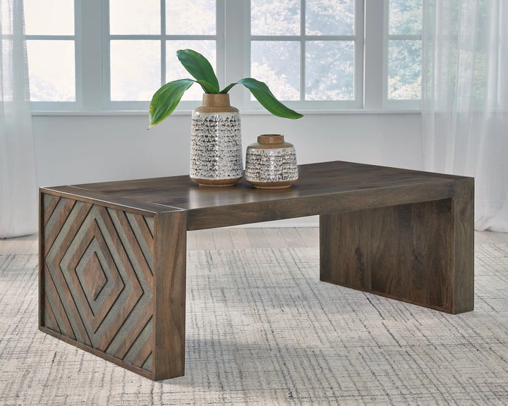 T567-1 Dreggan Wooden Coffee Table - Brown | Signature Design By Ashley