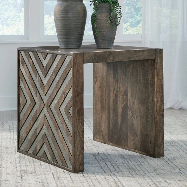 T567-2 Dreggan Wooden End Table - Brown | Signature Design By Ashley