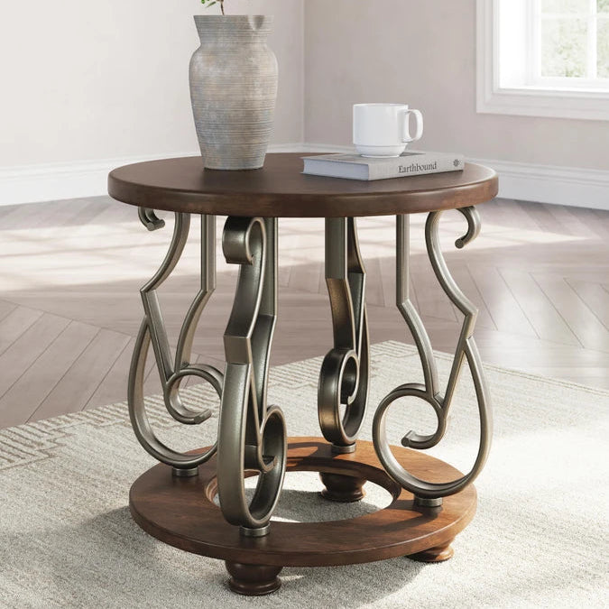 T623-6 Frallyn End Table - Dark Brown | Signature Design By Ashley