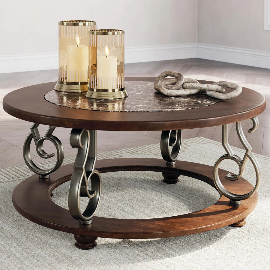 T623-8 Frallyn Coffee Table - Dark Brown | Signature Design By Ashley