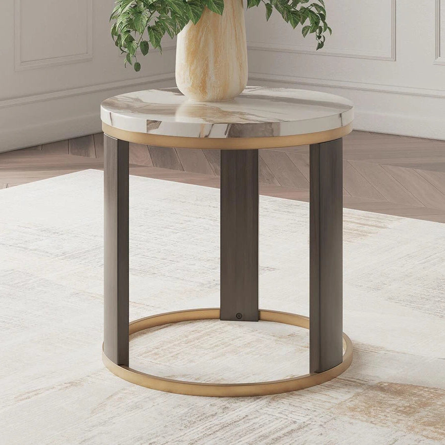 T671-6 Jazmore End Table - Brown/ Brass | Signature Design By Ashley