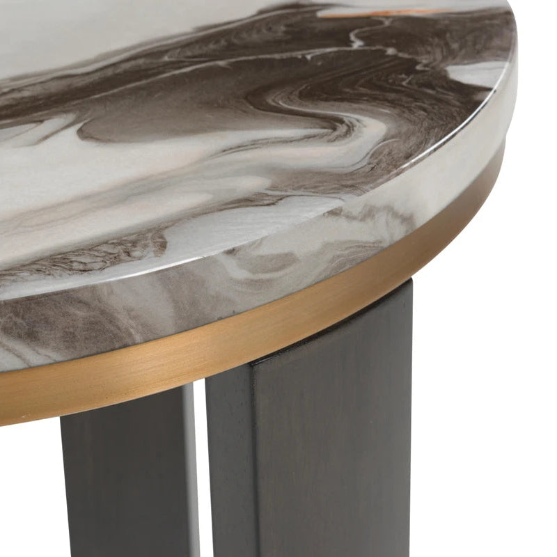 T671-6 Jazmore End Table - Brown/ Brass | Signature Design By Ashley