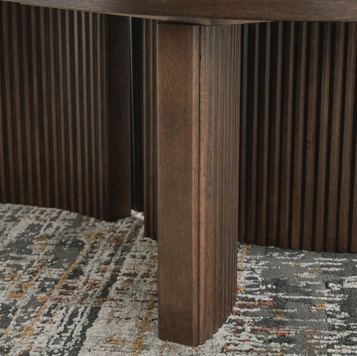 T689-0 Korestone Wooden Coffee Table - Dark Brown | Signature Design By Ashley