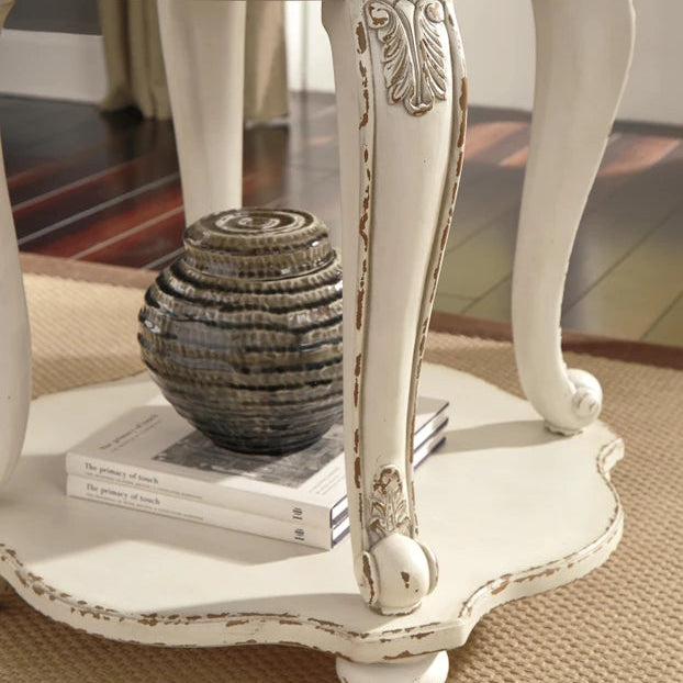 T743-6 Realyn End Table - White/ Brown | Signature Design By Ashley