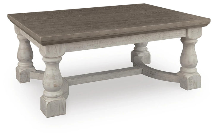 T814-1 Havalance Wooden Coffee Table - Grey/ White | Signature Design By Ashley