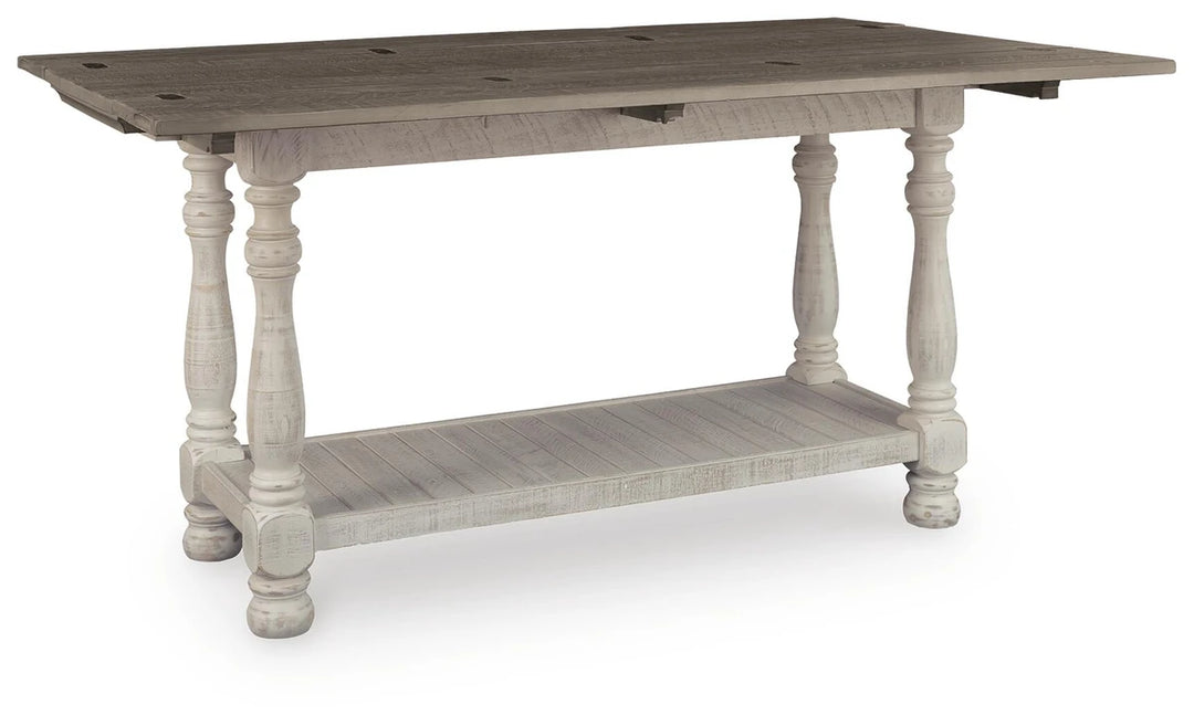 T814-4 Havalance Flip Top Sofa/ Console Table - Grey/ White | Signature Design By Ashley
