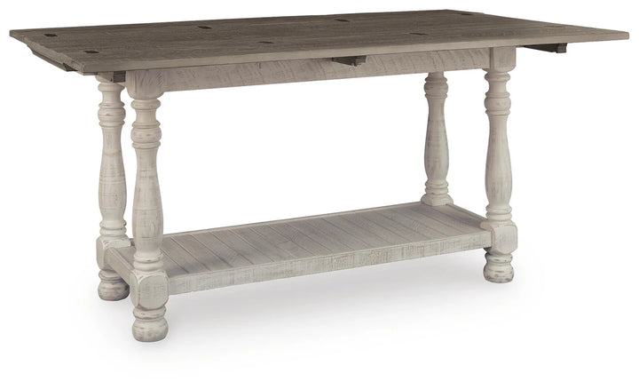 T814-4 Havalance Flip Top Sofa/ Console Table - Grey/ White | Signature Design By Ashley