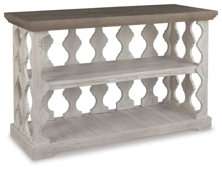 T814-5 Havalance Wooden Sofa/ Console Table - Grey/ White | Signature Design By Ashley