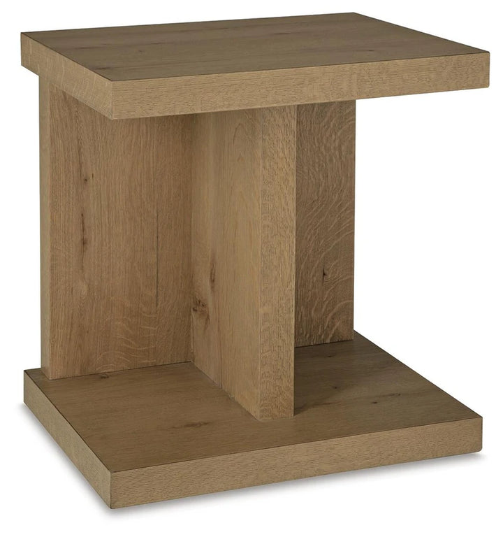 T839-7 Brinstead Chairside End Table - Light Brown | Signature Design By Ashley