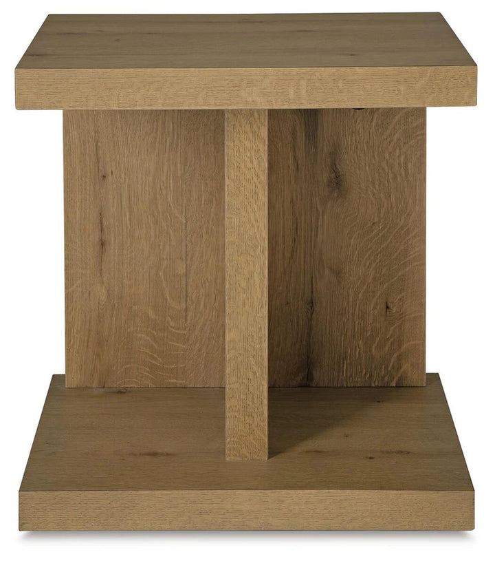 T839-7 Brinstead Chairside End Table - Light Brown | Signature Design By Ashley