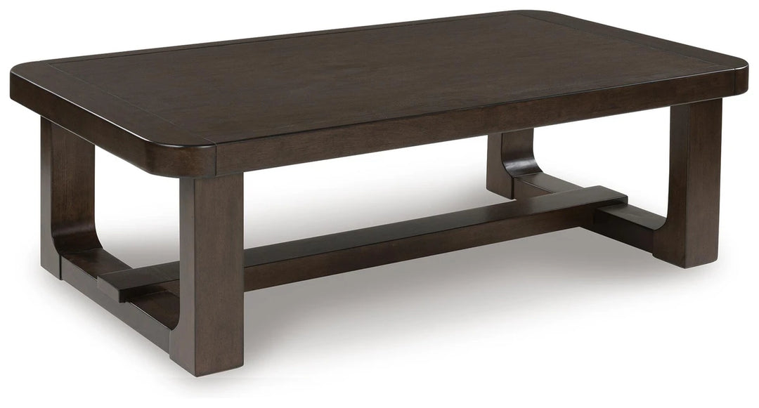 T856-1 Breckington Wooden Coffee Table - Dark Brown | Signature Design By Ashley