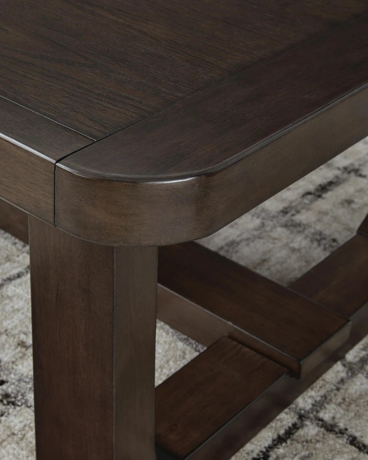 T856-1 Breckington Wooden Coffee Table - Dark Brown | Signature Design By Ashley