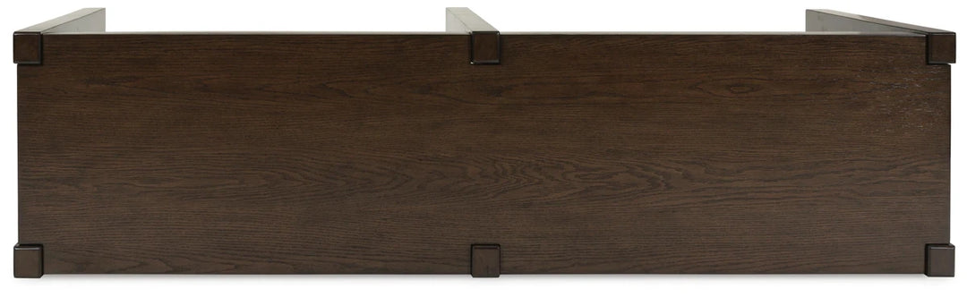 T856-4 Breckington Wooden Sofa Table - Dark Brown | Signature Design By Ashley