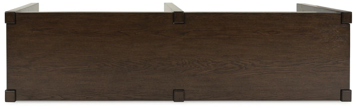T856-4 Breckington Wooden Sofa Table - Dark Brown | Signature Design By Ashley