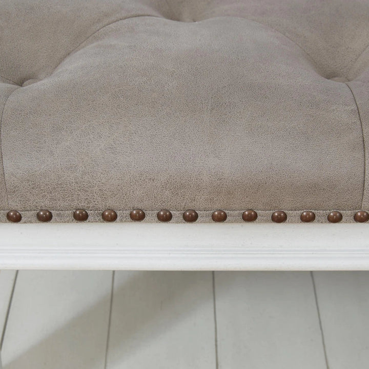 T937-21 Kanwyn Upholstered Ottoman Coffee Table - Grayish Brown/ White | Signature Design By Ashley
