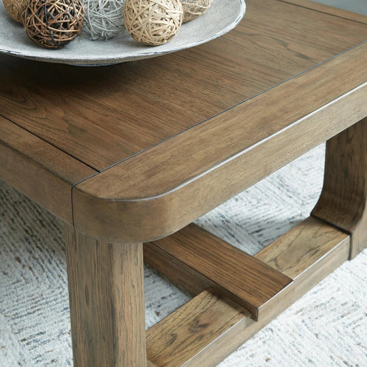 T974-1 Cabalynn Wooden Coffee Table - Light Brown | Signature Design By Ashley