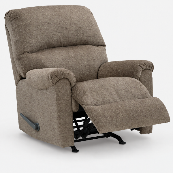 5950525 Stonemeade Rocker Recliner Chair In Fabric Upholstery - Nutmeg | Signature Design By Ashley