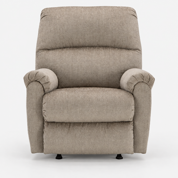 5950425 Stonemeade Rocker Recliner Chair In Fabric Upholstery - Taupe | Signature Design By Ashley