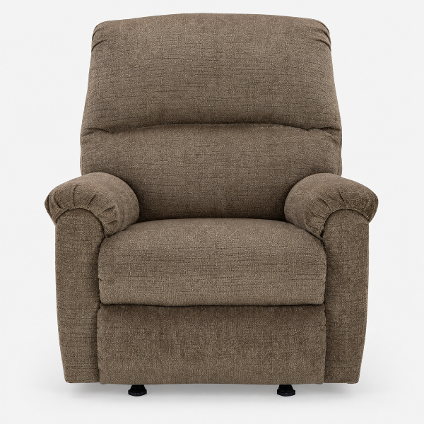 5950525 Stonemeade Rocker Recliner Chair In Fabric Upholstery - Nutmeg | Signature Design By Ashley