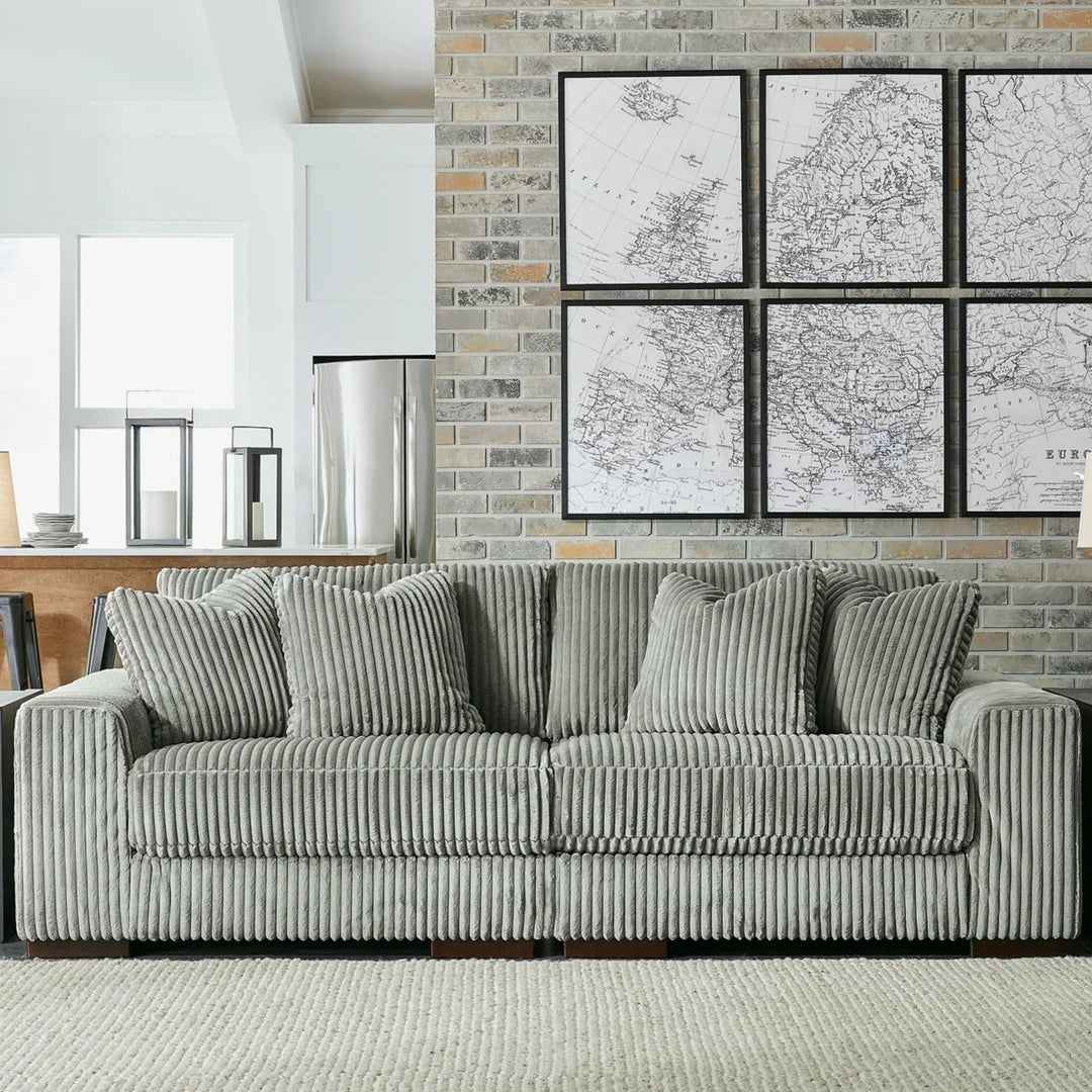 21105S1 Lindyn 2-Piece Loveseat in Fabric Upholstery - Fog | Signature Design by Ashley