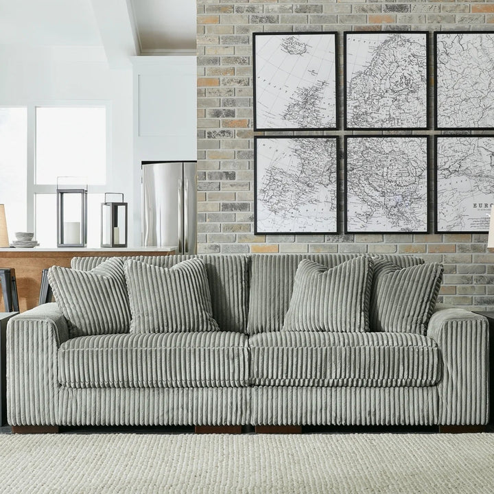 21105S1 Lindyn 2-Piece Loveseat in Fabric Upholstery - Fog | Signature Design by Ashley