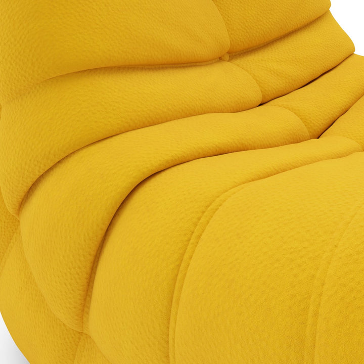 Snugglez Fabric Upholstered Kid's Chair - Pale Yellow | Modern, Comfortable & Built to Last