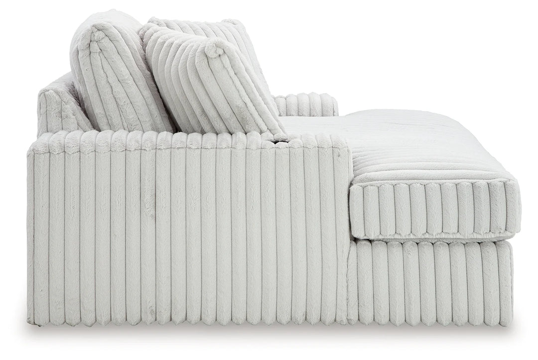 2590315 Stupendous Oversized Chaise In Fabric Upholstery - Alloy | Signature Design By Ashley