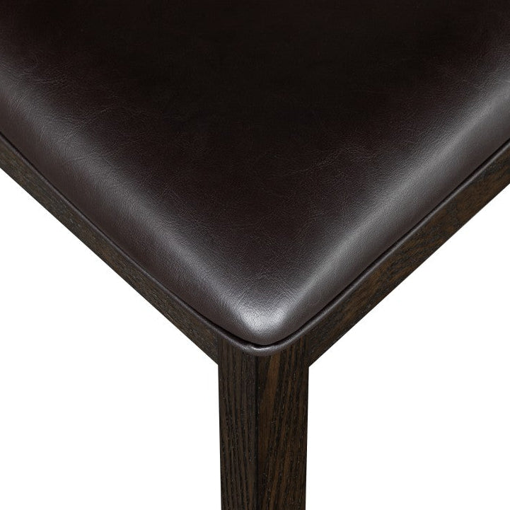 Ravenwood Espresso 5-Piece Dining Set With Fabric Upholstered Chairs